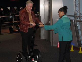 Philip on segway bike