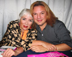 Xaviera with Alan Mercer