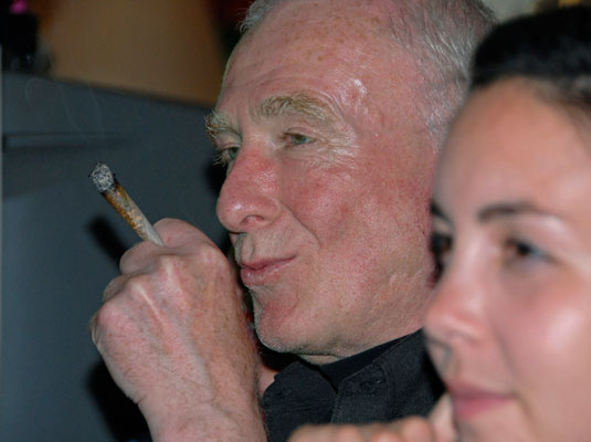 philippe inhales deeply