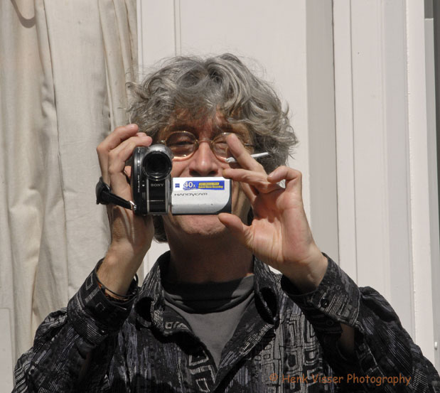 hans with cigarette and camera.2012